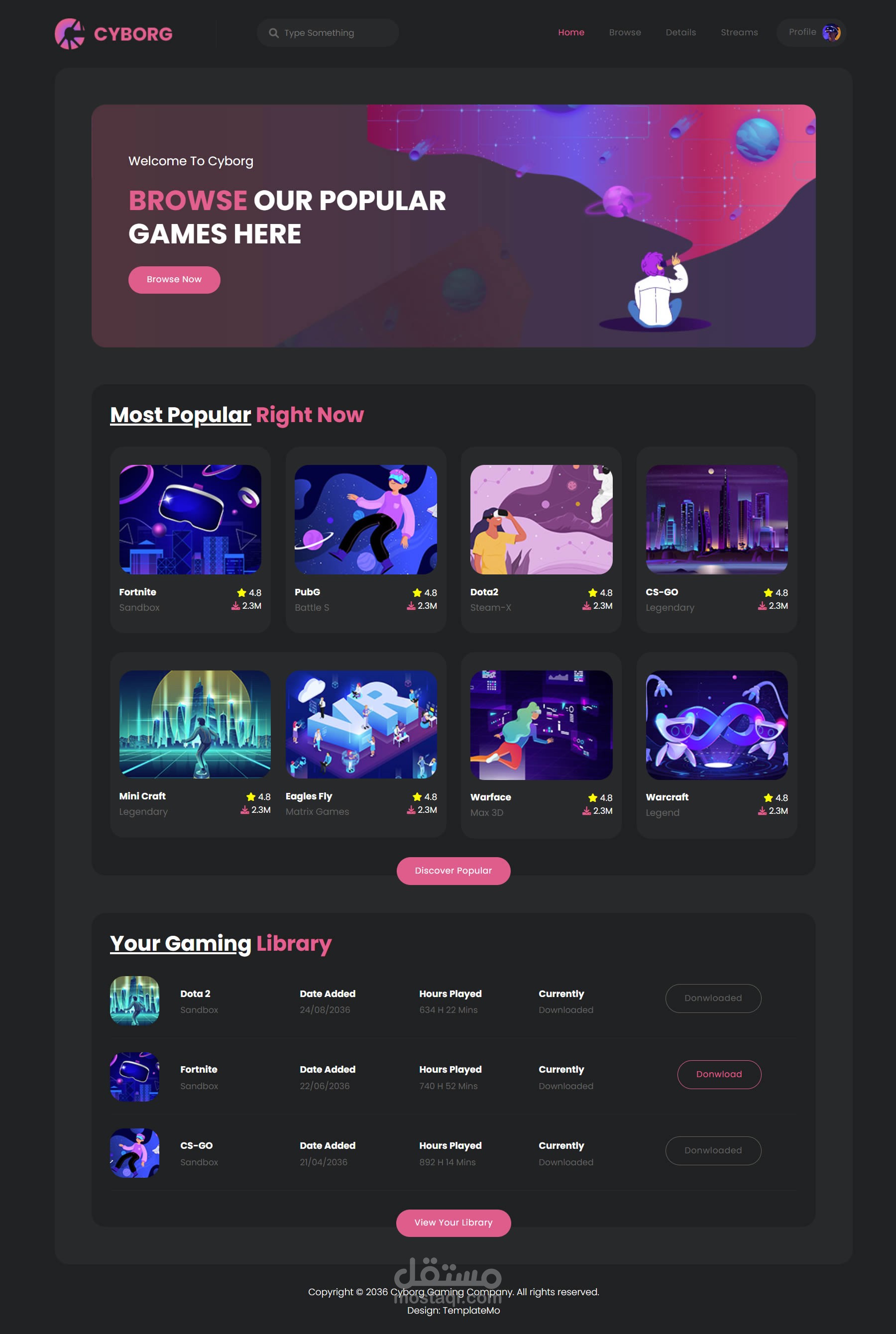 gaming project | مستقل