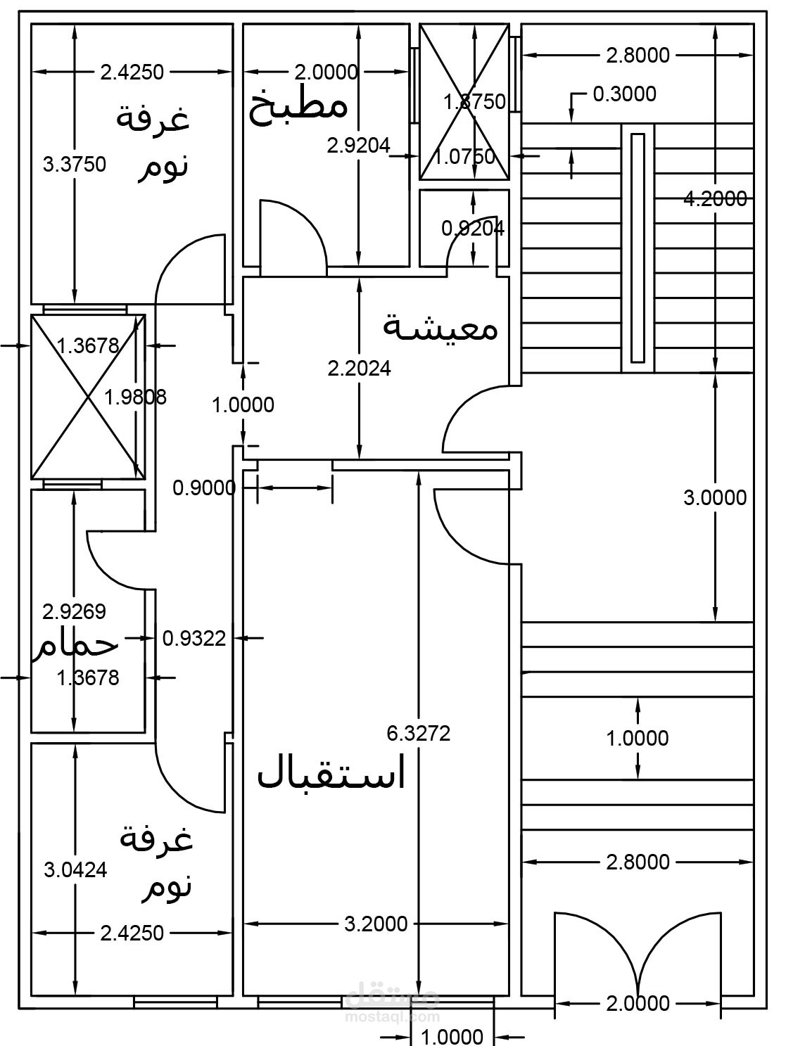 معماري لمنزل مستقل