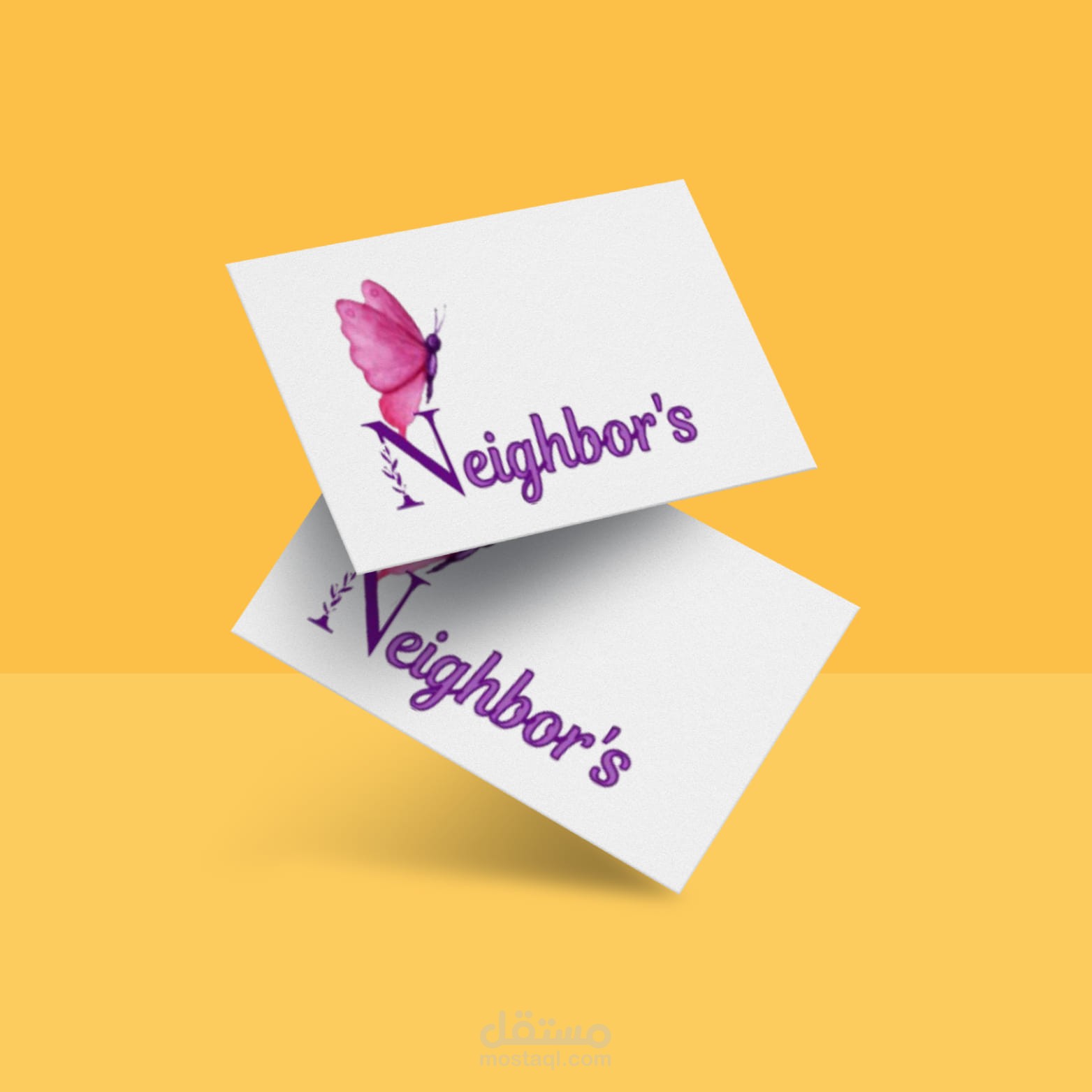تصاميم بطاقات عمل (Business Cards) إحترافية