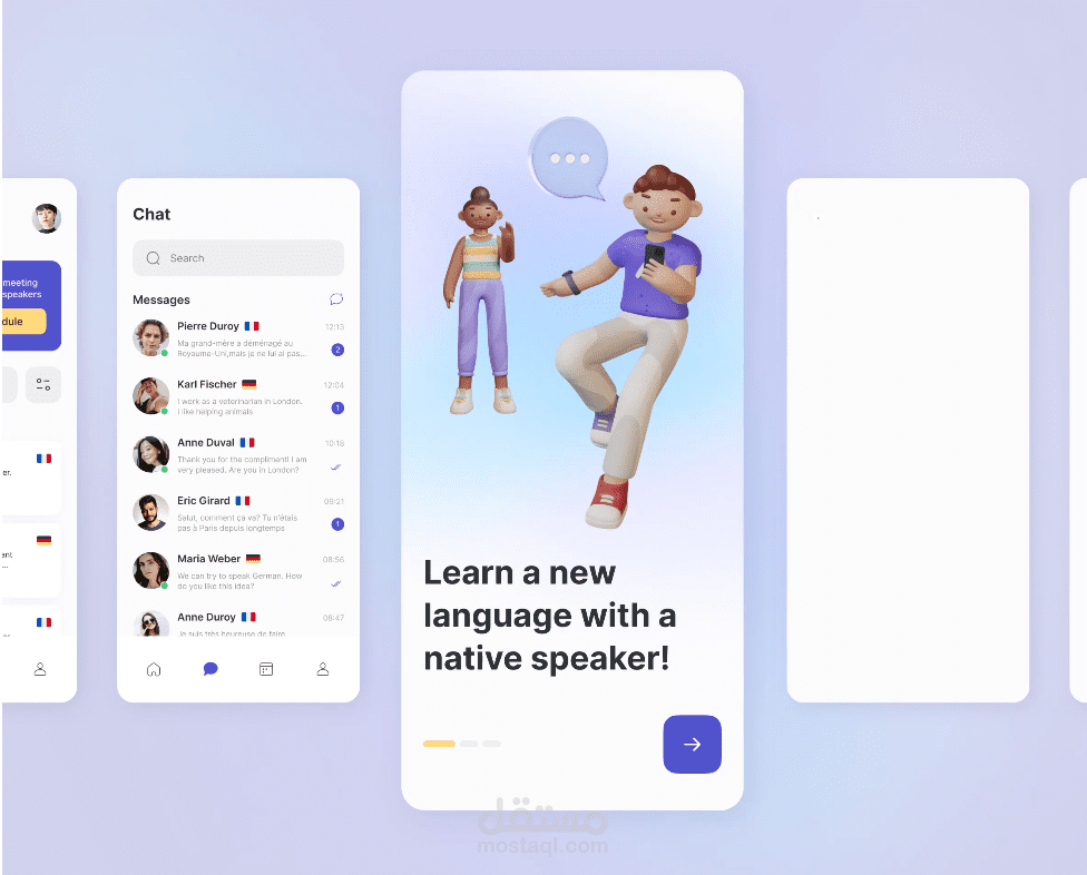 Foreign language learning app