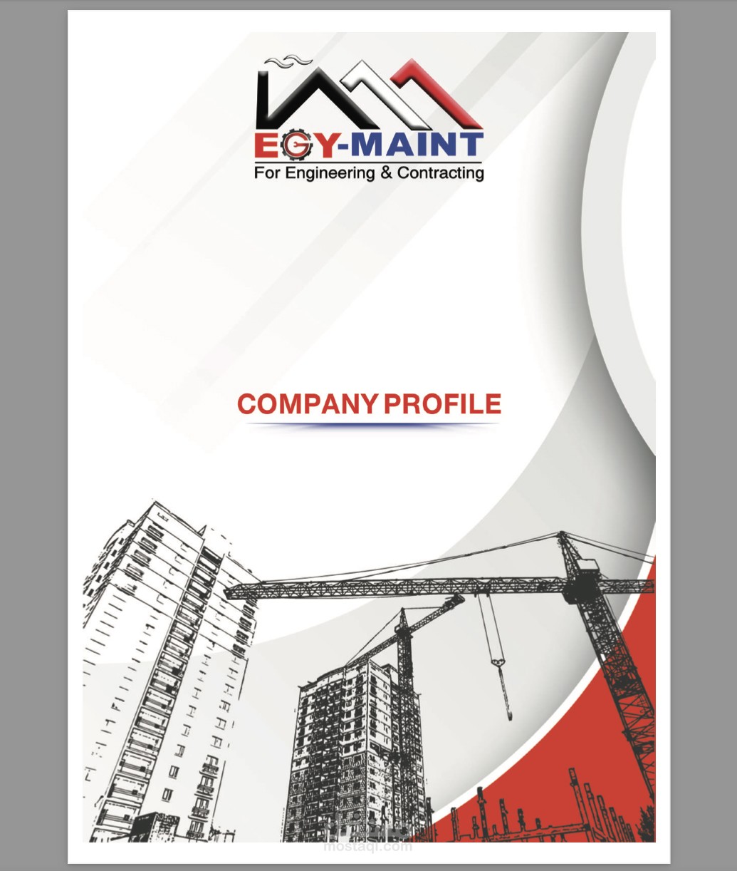 profile for engineering & contracting company | مستقل