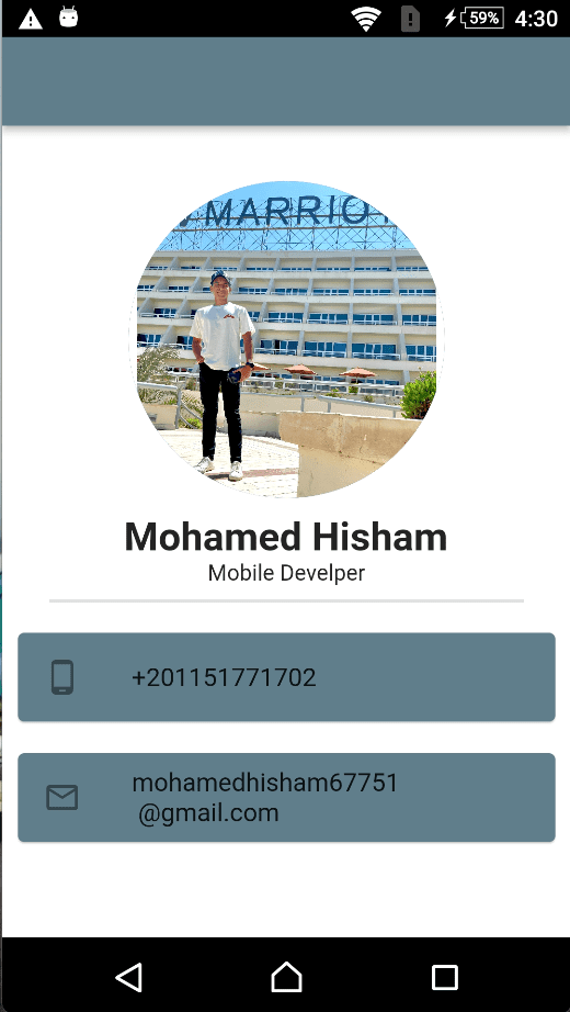 App Card android & iOS