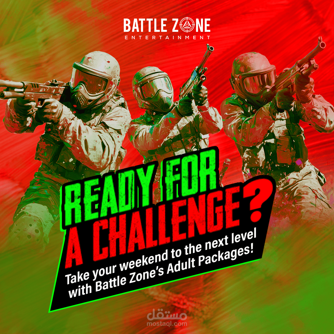 Battle Zone Social Media Designs