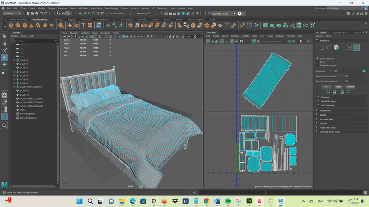 3D bed