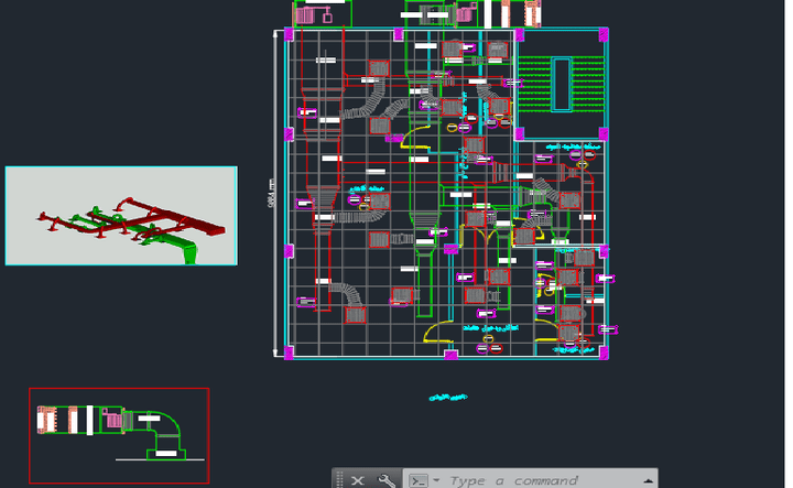 Autocad Design for HVAC System