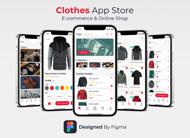 Clothes app Ui design