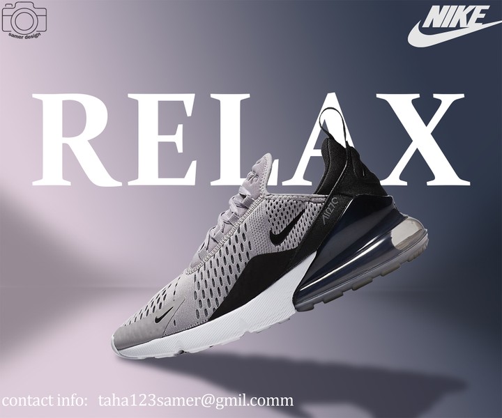 Nike shoes ad design