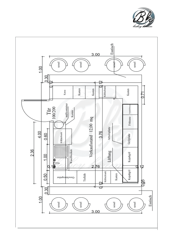 Booth design ( تصميم كشك )