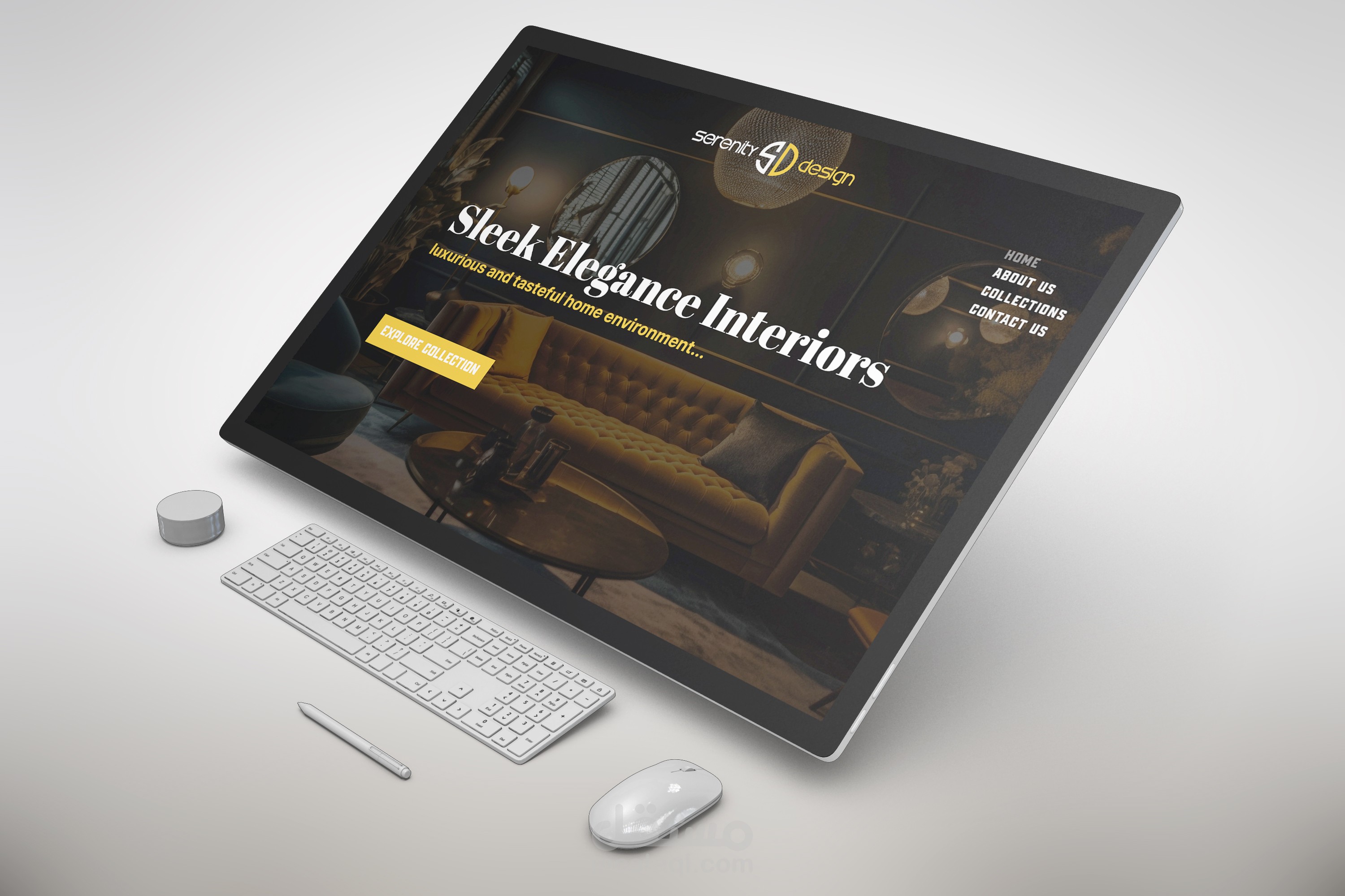 UI/UX Design Furniture product landing page