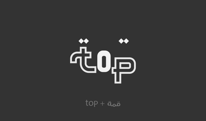 تصميم شعار قمة(top)