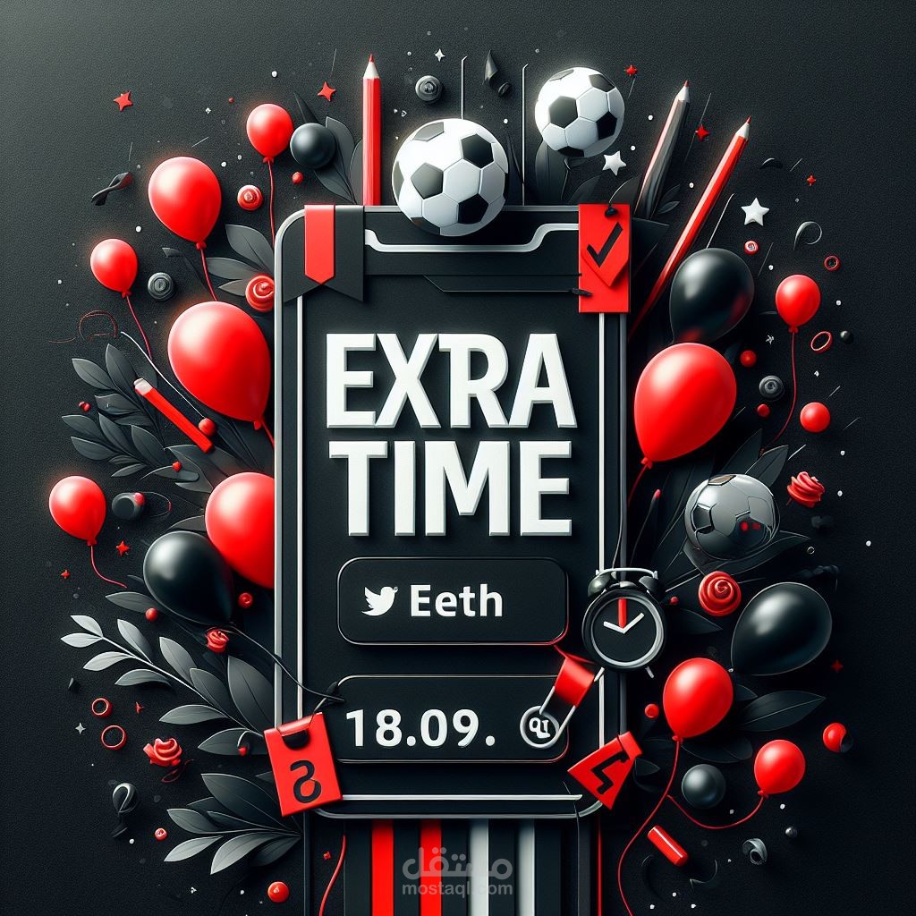 اعلان لصفحة باسم Extra time  على منصة تويتر سابقا