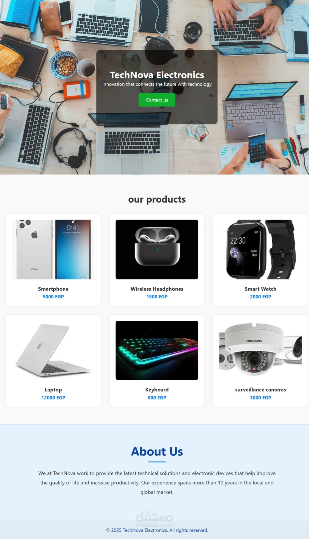 Landing Page