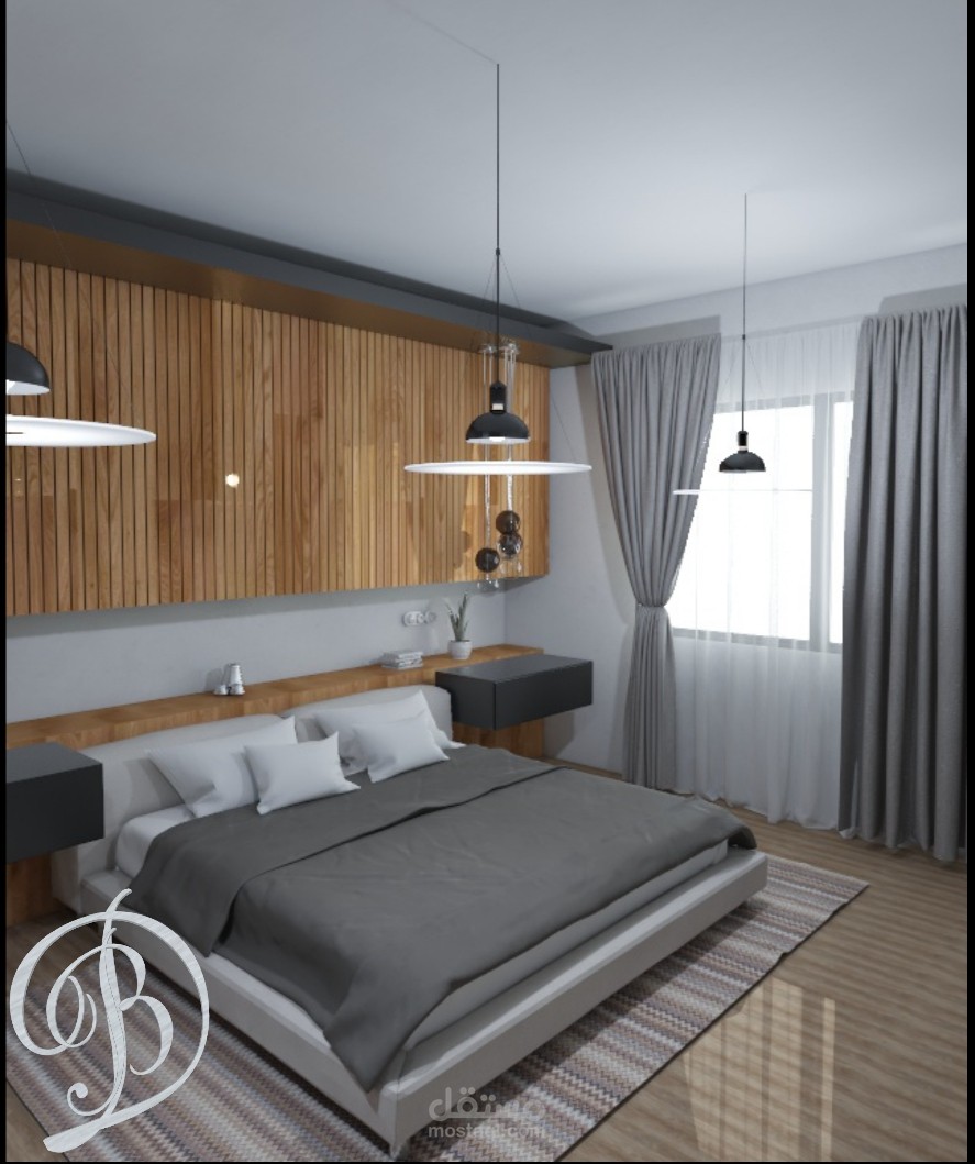 Man's bedroom design