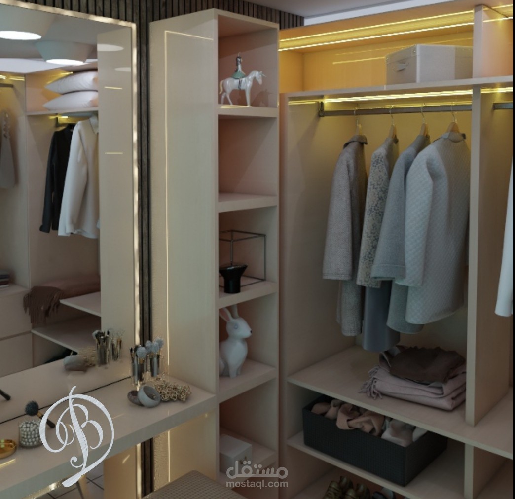 Dressing room design