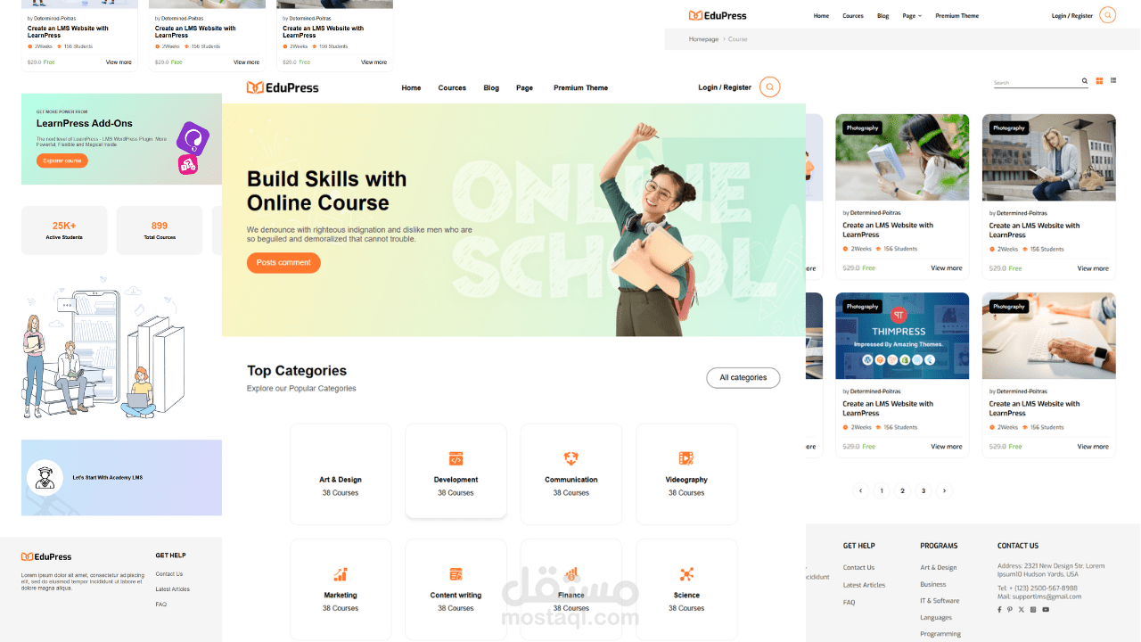 EduPress Website for Education