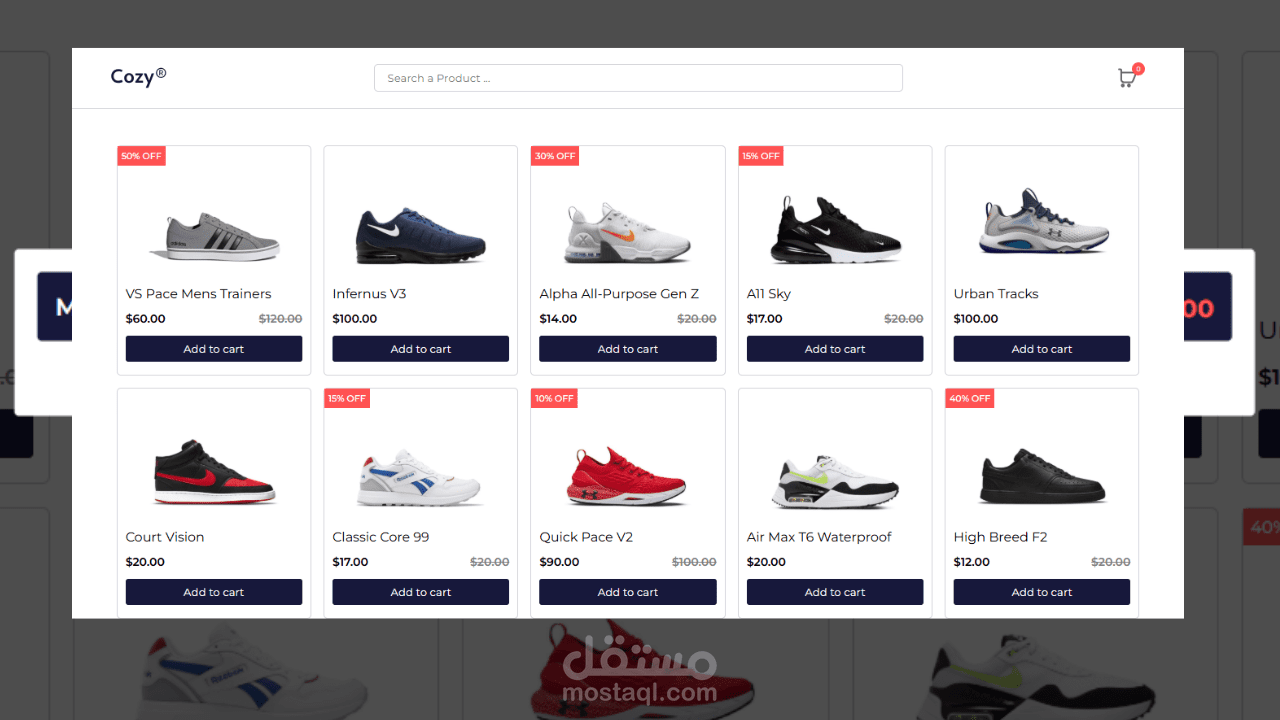 Shoes Shopping Website