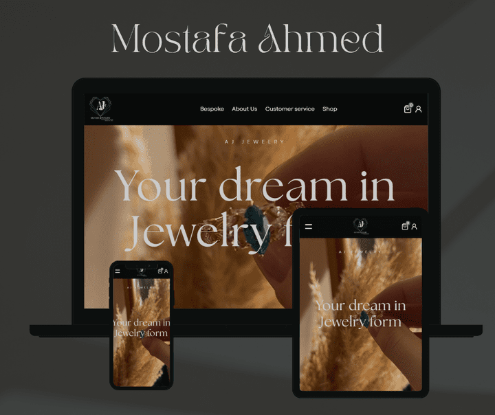 موقع كامل مع داشبورد لبراند فضة (AJ Silver) - (NextJs | Prisma)