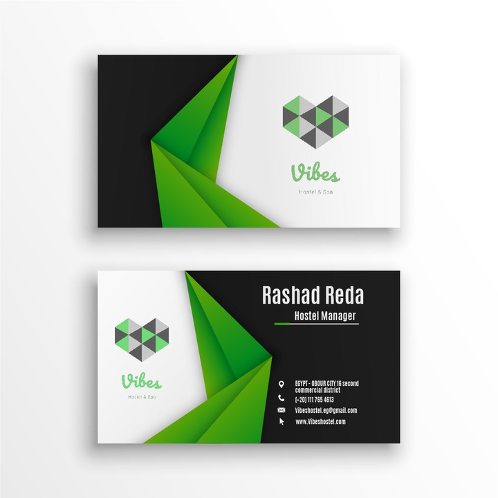 Business Card for Hostel Manager