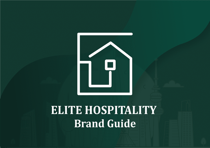 Brand guide for Hospitality brand