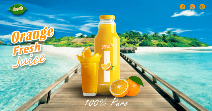 orange juice ad