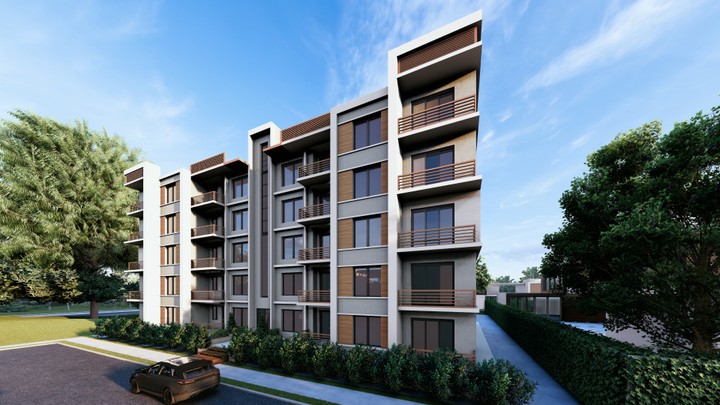 Exterior design of a residential building