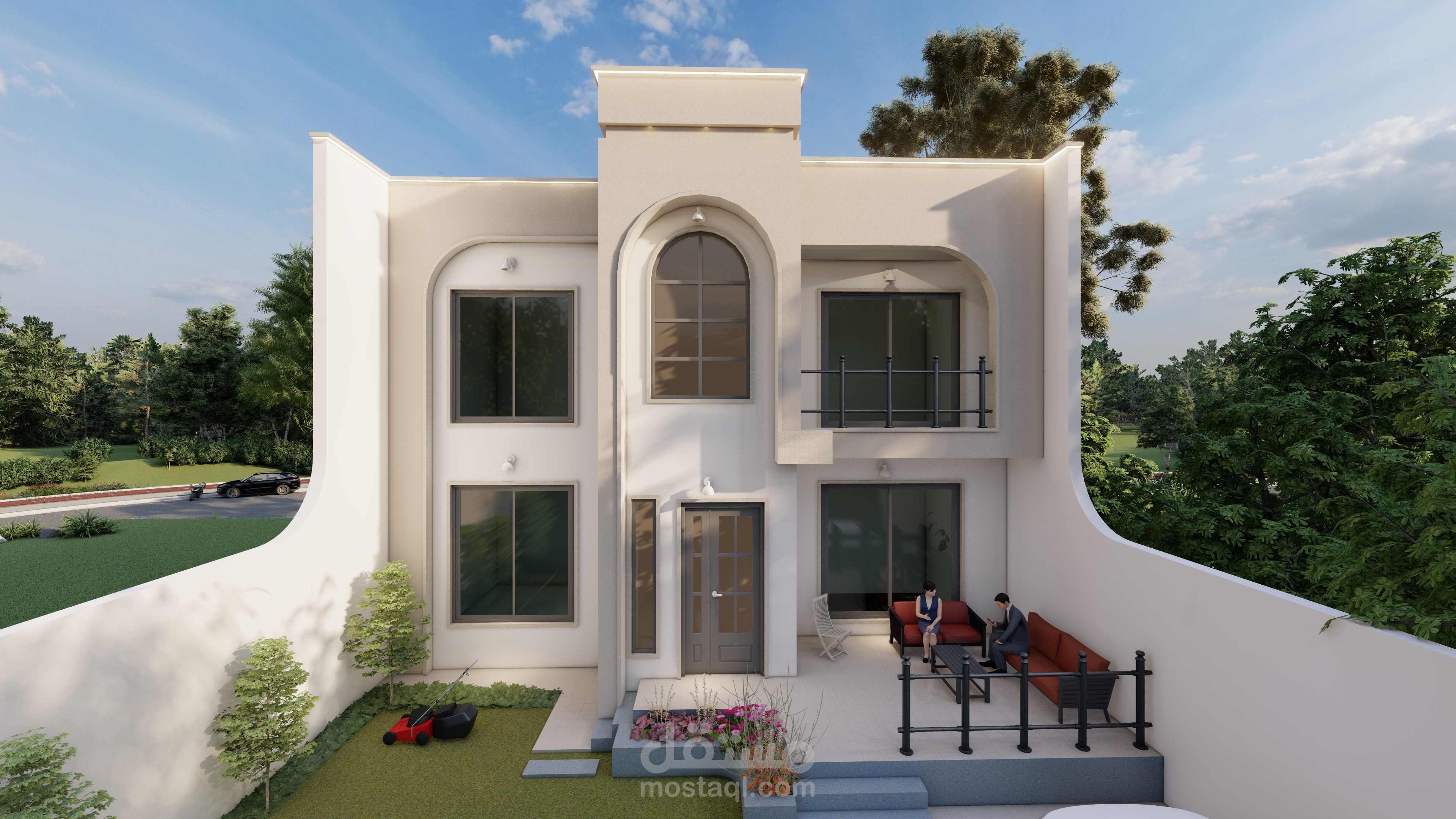 تصميم واجهة دار سكني