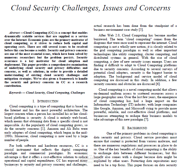 Cloud Security Challenges, Issues and Concerns