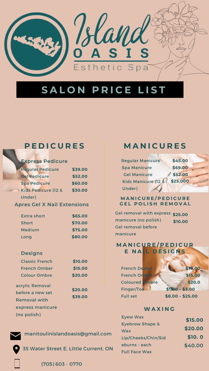 price list