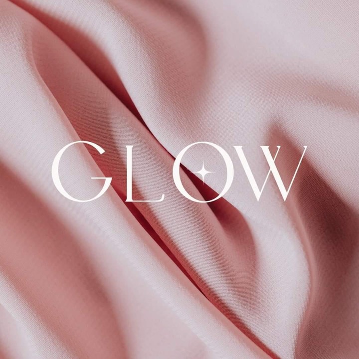 شعار وهوية بصرية ماركة Glow للعناية بالبشرة