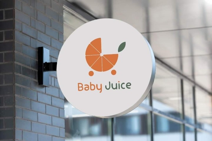 شعار وهوية baby juice