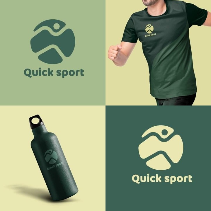 تصميم شعار quick sport