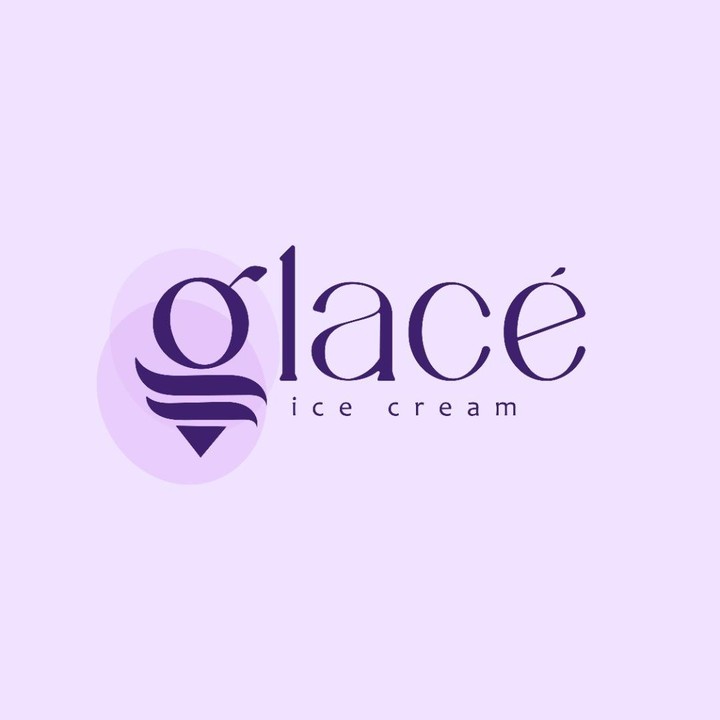 شعار glace ice cream