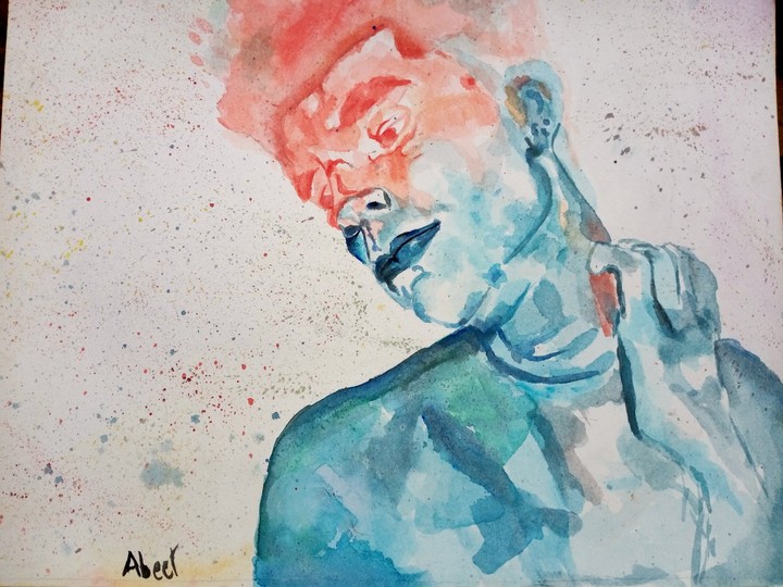 Portrait. Water colour