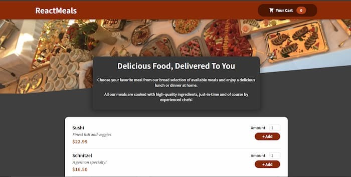 Order food app