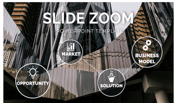 عرض تقديمي إحترافي - PowerPoint - بعنوان slide zoom