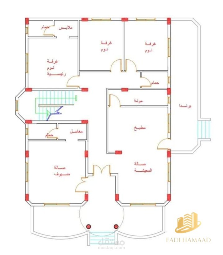 Design of two-dimensional buildings using AutoCAD