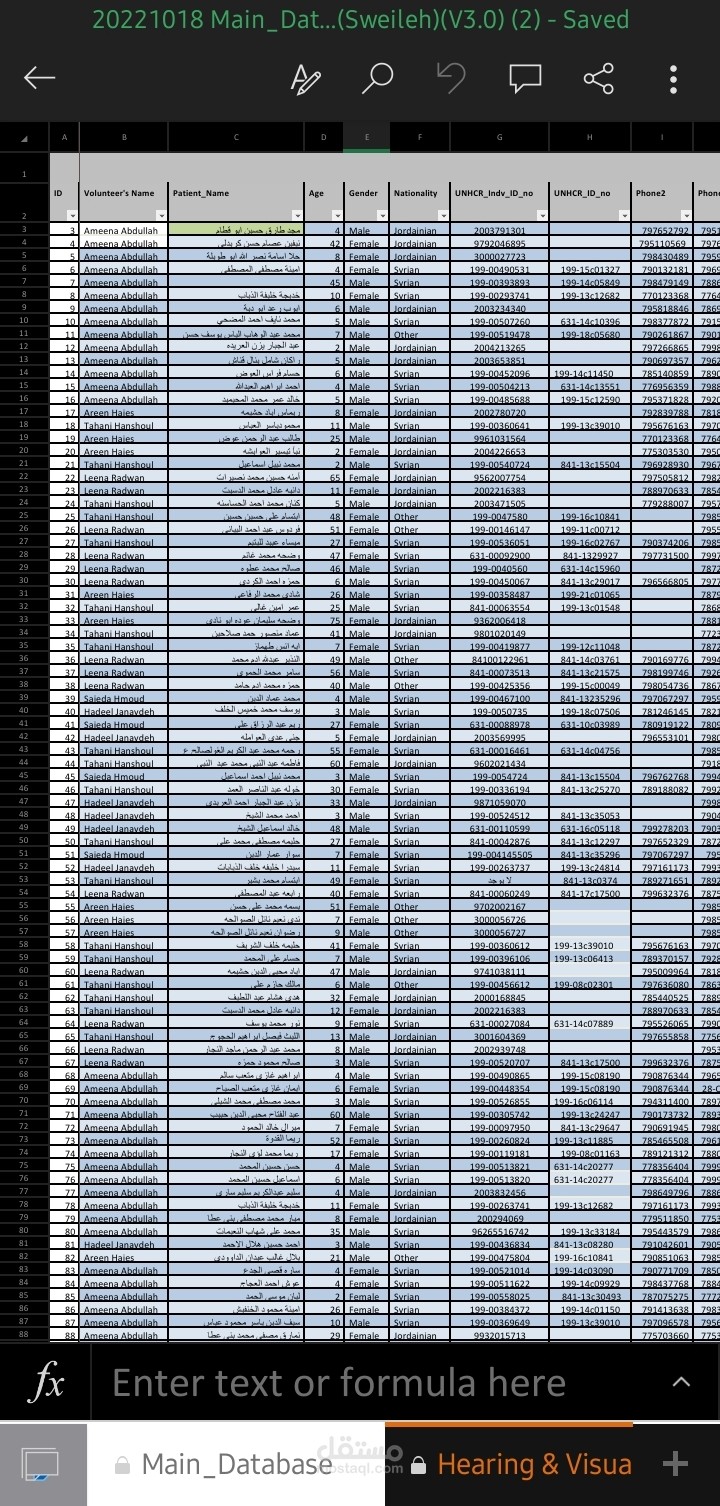 إدخال بيانات