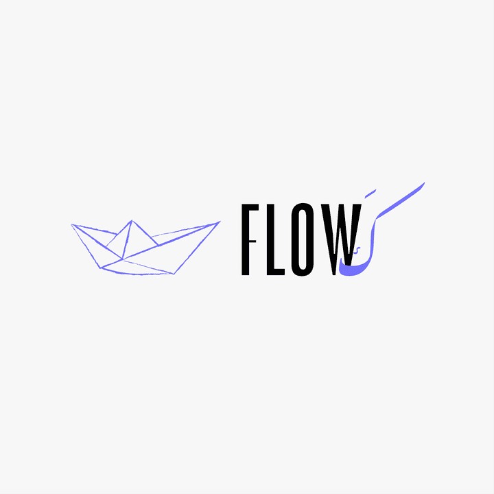 تصميم هوية بصرية لمنصة Flow.K للتطوير الإبداعي