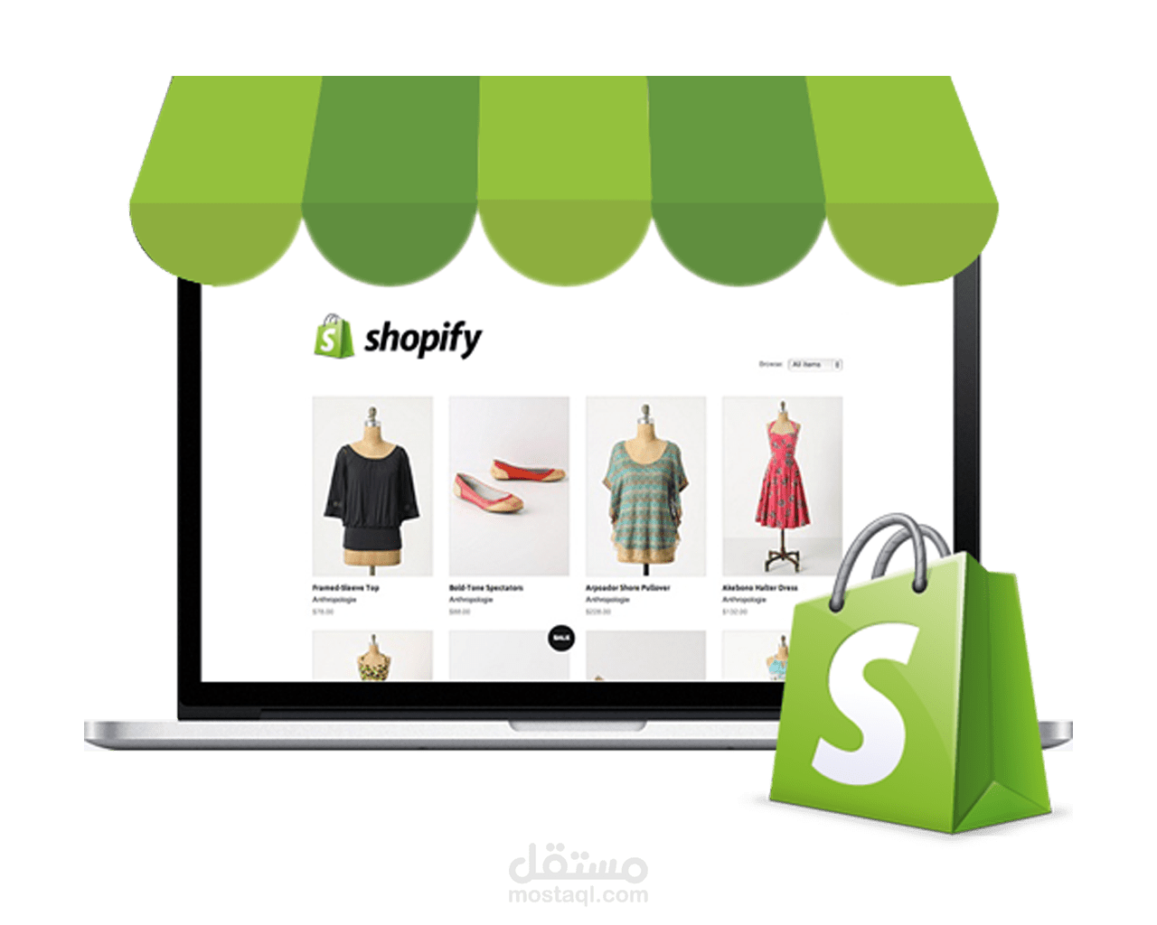 إنشاء متجر shopify للتجارة الالكترونية بالعربي او الأنجليزي