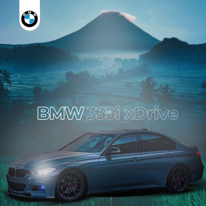 تصميم اعلان سوشيال ميديا لسيارة BMW