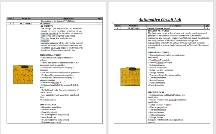 Automotive Circuit Lab