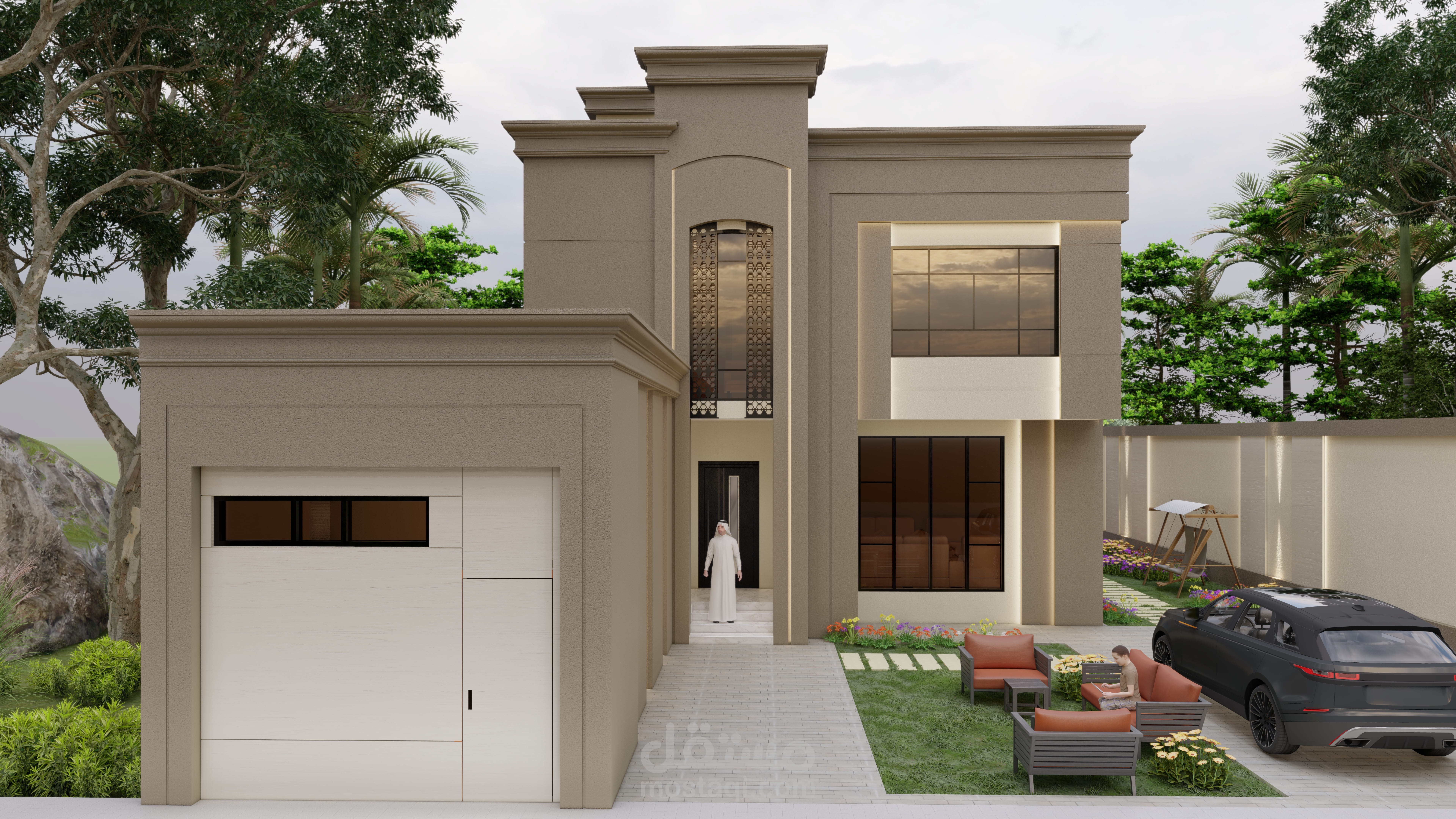 villa elevation design