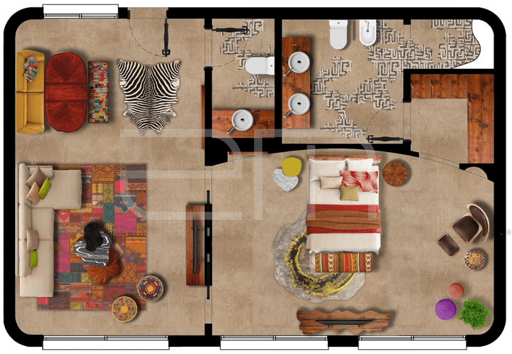 floor plan render