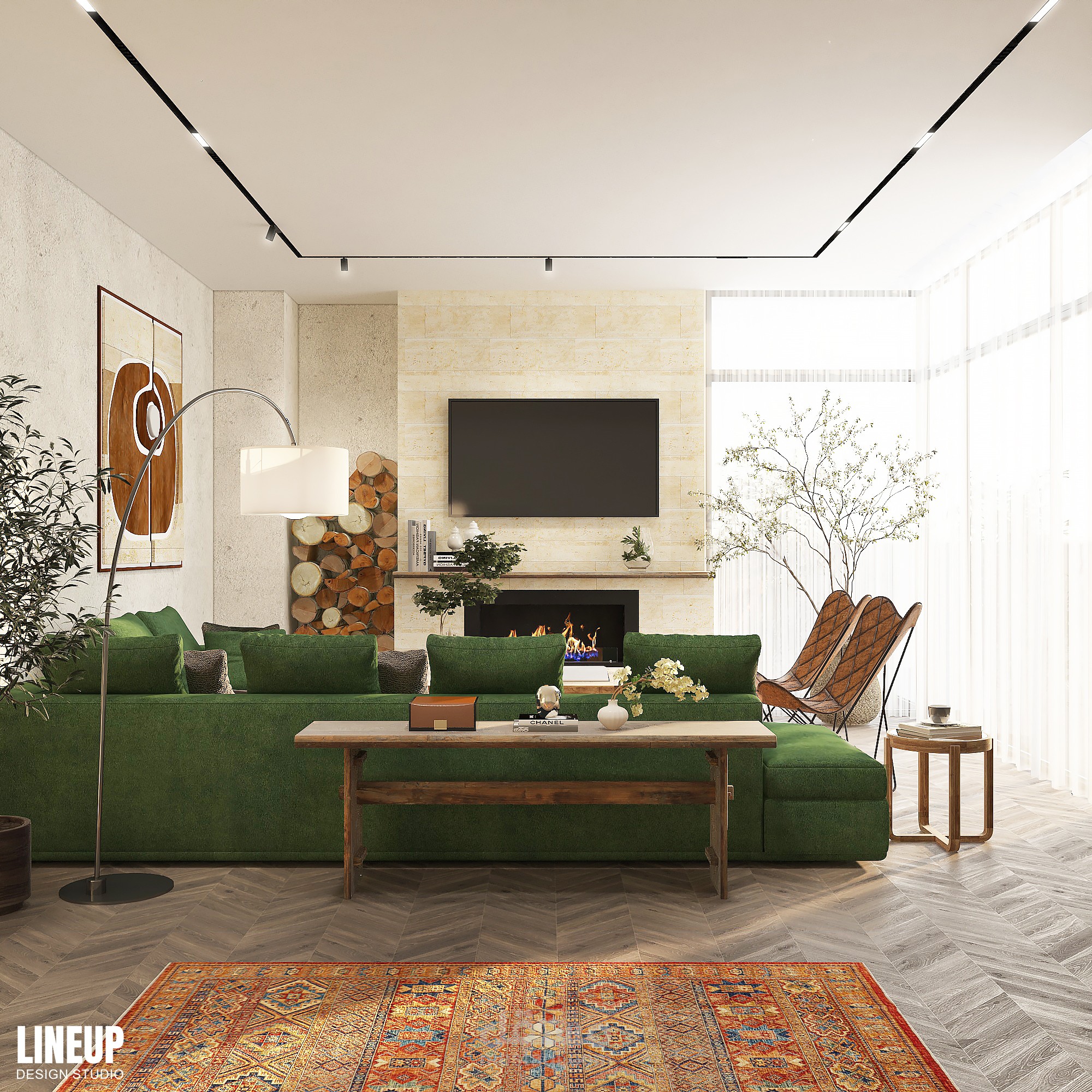 تصميم صالة LIVING AREA