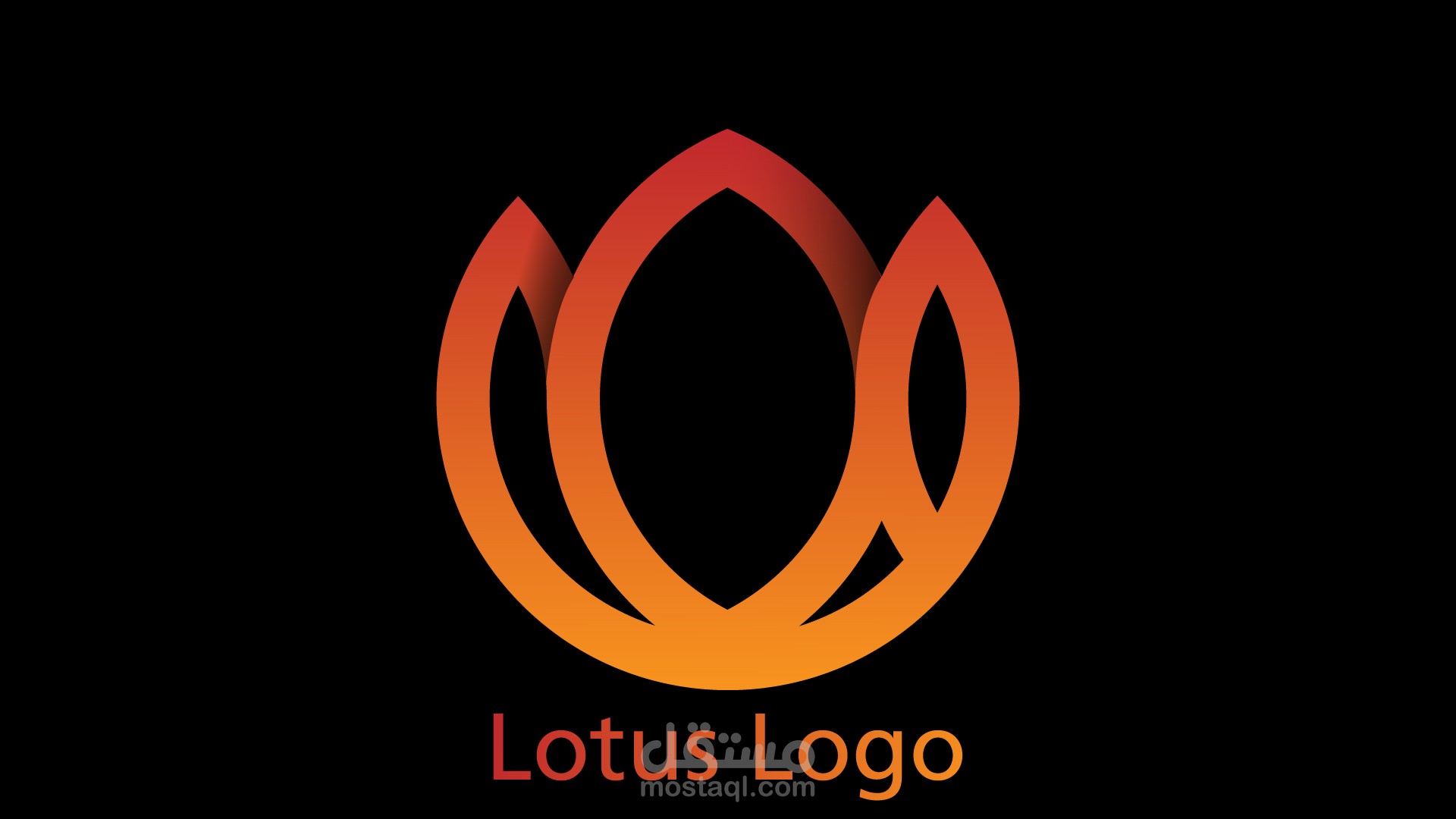 تصميم lotus logo