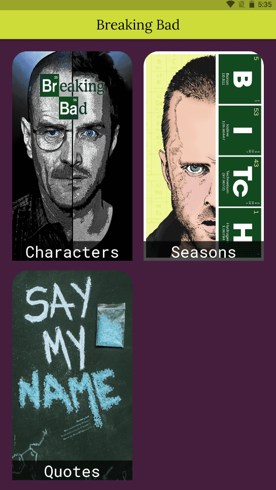 breaking bad application