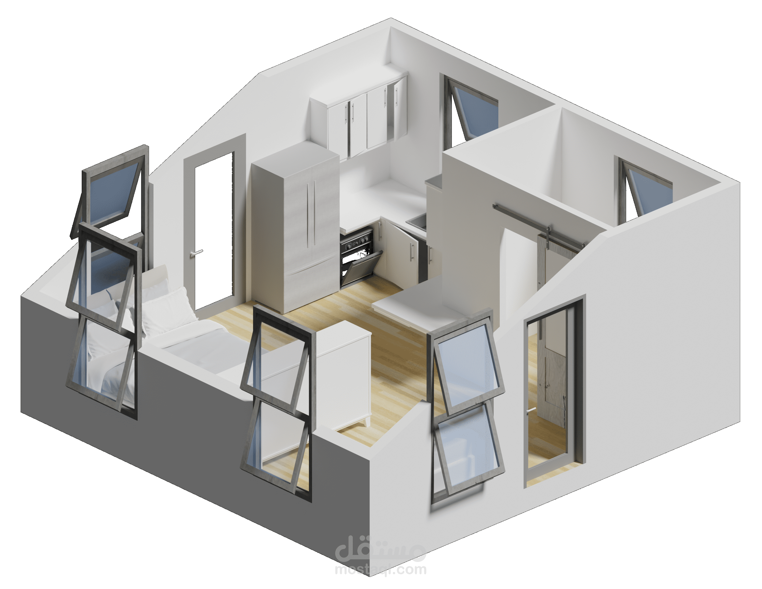 3d-representation-of-a-foldable-house