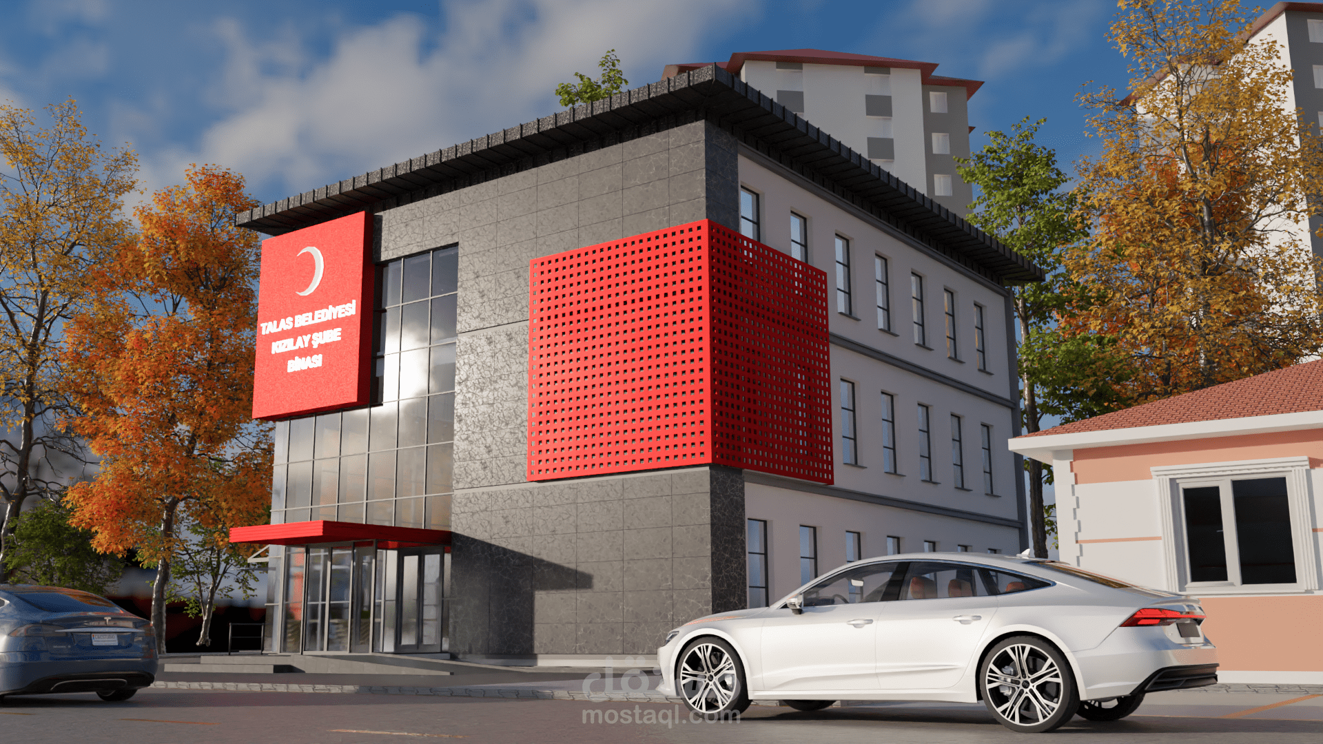 Renders for the Kayseri Red Crescent Center Project