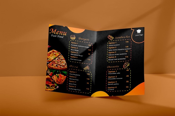 تصاميم  قوائم طعام - Menu