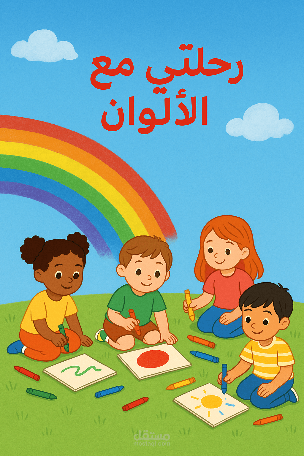 تصميم غلاف كتاب اطفال